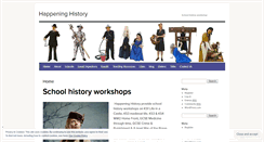 Desktop Screenshot of happeninghistory.co.uk
